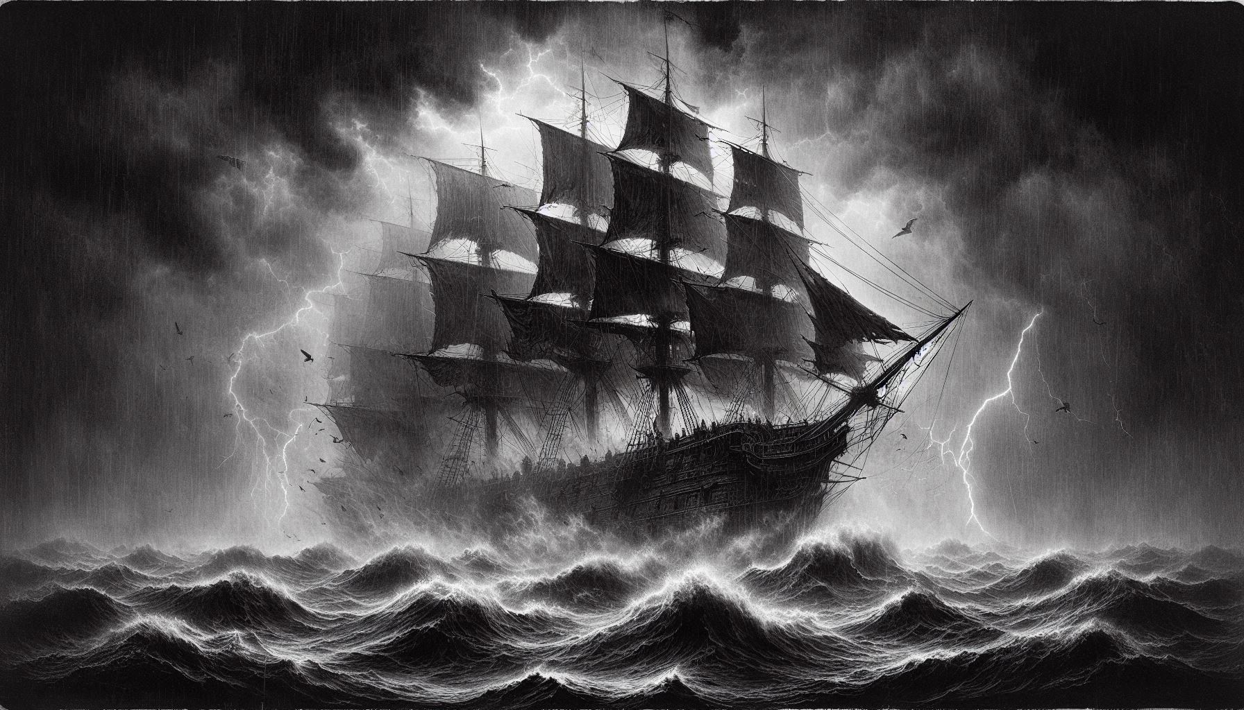Phantom of the Tempest - Stormy Ghost Ship